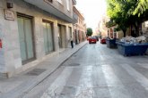 A partir del lunes se cortará el tráfico rodado en la calle Salvador Aledo hasta su intersección con la Cánovas del Castillo
