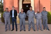 El concejal de Infraestructuras agradece la labor realizada por la concesionaria del servicio del cementerio municipal