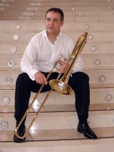 Mario Calvo, solista de trombón de la Orquesta Sinfónica de la Región de Murcia, interpreta a Grondahl en el Auditorio Víctor Villegas