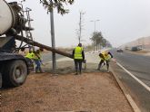 Fomento mejora la seguridad vial de la Ronda Transversal de Cartagena