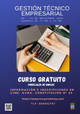 Nuevo curso de gestin tcnico empresarial