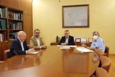 El presidente de la CHS mantiene un encuentro de trabajo con el alcalde de Lorca