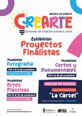 La Concejala de Juventud llevar a cabo la exposicin multidisciplinar de obras finalistas del CREARTE 2025