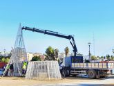 El Ayuntamiento de Lorca construye 14 rboles de Navidad para colocar en calles y pedanas de toda la ciudad