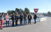 Fomento instala barreras de protección en la carretera de La Estación RM-D26 para mejorar la seguridad vial