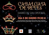 El Barrio de San Cristbal volver a acoger mañana la tradicional Cabalgata de Reyes que comenzar a partir de las 19:30 horas en la calle Juan Mnguez