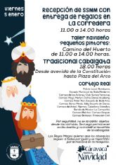 El Ayuntamiento de Caravaca ha preparado una jornada de actividades para celebrar la llegada de los Reyes Magos al municipio