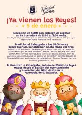 Los Reyes Magos llegan mañana a Caravaca y entregarn cientos de regalos durante la recepcin prevista La Corredera