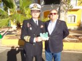 Los economistas de la Región de Murcia entregan el Ecónomo Institucional al Almirante Jefe del Arsenal de Cartagena