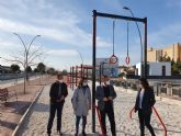 El Ayuntamiento de Lorca invierte 33.000 euros en la instalación de tres estaciones de calistenia en Lorca centro y en las pedanías de La Torrecilla y Avilés