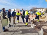 El Ayuntamiento de Caravaca realiza obras en distintas calles para mejorar la accesibilidad y la seguridad vial de los peatones