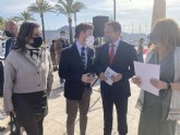 El alcalde de Mazarrón acude a la presentación de la vuelta ciclista a la Región de Murcia - Costa Cálida