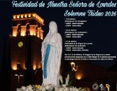 Totana celebra la festividad de Nuestra Señora de Lourdes con un solemne triduo del 9 al 11 de febrero
