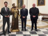 La Comunidad devuelve a Mazarr�n la imagen restaurada de San Antonio, patr�n del municipio