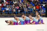 Toda una exhibicin de gimnasia rtmica en el Pabelln Central