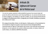El PSOE asegura que el informe para el nombramiento del inspector-jefe de la policía local 