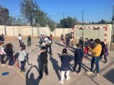 El CEIP Virgen de Begona realiza una actividad con el Club Hockey Cartagena a travs del Programa ADE