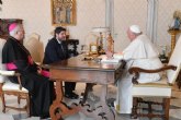 Lpez Miras y Mons. Lorca Planes, emocionados y agradecidos por su encuentro con el Papa Francisco