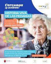 La recuperación de las tradiciones y de la historia de nuestras pedanías, eje central de la nueva iniciativa para los mayores de Lorca La recuperación de las tradiciones y de la historia de nuestras pedanías, eje central de la nueva iniciativa para los mayores de Lorca