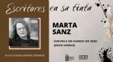Marta Sanz participa en el Ciclo Escritores en su tinta 2026 de Molina de Segura el jueves 5 de marzo
