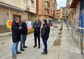 El Ayuntamiento de Caravaca reforma la calle Asturias del centro urbano con una inversión cercana a los 70.000 euros