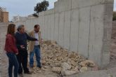 El Ayuntamiento recepciona el muro de contencin y encauzamiento de la rambla de Las Culebras