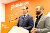 Ciudadanos impulsa medidas en los presupuestos del Estado que consiguen para los murcianos 250 millones de euros
