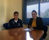 El deportista del Club de Piragismo Mar Menor,  Pablo Francisco Snchez, de 16 años, participar en el Mundial Preolmpico