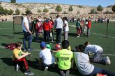 Cerca de 450 alumnos de quinto curso de diez colegios de Totana participan en la Jornada de Juegos Populares en la Ciudad Deportiva Valverde Reina