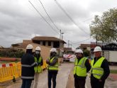 Comienzan las obras para instalar una red de saneamiento en la Vereda Simones de El Raal