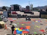 La Oficina Municipal del Grafiti le da un toque de color al festival WARM UP
