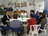 El diputado nacional de Ciudadanos, Miguel Garaulet, visitó hoy Totana para interesarse por diversos temas que afectan al municipio