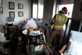 Bomberos apagan un incendio de vivienda en Cieza