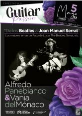 El Teatro Villa de Molina acoge el espectáculo DE LOS BEATLES A JOAN MANUEL SERRAT: GUITAR PASSION el jueves 5 de mayo