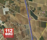 Incendio en una nave de muebles en Llano de Brujas