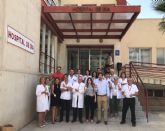 El Hospital de Da de la Arrixaca acoge la campaña 'Si aprietas vences'