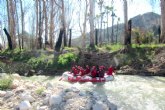 El río Segura en Cieza, , elegido como uno de los mejores de España para hacer rafting