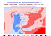 Proteccin Civil Totana informa que la prxima semana ser muy calurosa en la Regin de Murcia