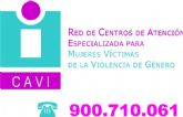 Las mujeres víctimas de violencia de género podrán pedir cita en los CAVI a través del teléfono gratuito 900 710 061