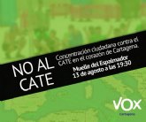 VOX convoca a los ciudadanos en contra de un CATE en el corazón de Cartagena