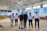 Ayuntamiento y CARM sustituyen el pavimento deportivo del Pabell�n Pr�ncipe de Asturias
