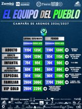 �El equipo del pueblo�, campa&ntilde;a de abonos 2026/2027