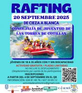 La Concejala de Juventud propone una jornada gratuita de rafting por el ro Segura