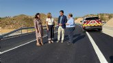 La Comunidad finaliza en la mitad del plazo previsto las obras de mejora de la carretera entre Alcantarilla y Barqueros