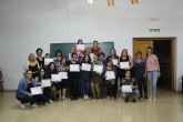Clausura del curso de lengua de signos en Benizar