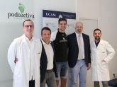 Los futbolistas del UCAM Murcia pisan firme con Podoactiva