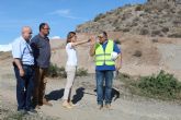 Prosiguen a buen ritmo las obras de un nuevo tramo de carril bici entre guilas y Calabardina