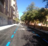 Fomento abre al tráfico cinco nuevas calles en el barrio lorquino de Santa Clara