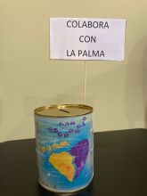 Huchas solidarias para ayudar a La Palma, que estarn ubicadas en el restaurante Barra 6 y en Moderncola