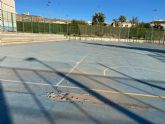 Reparacin pista 2 multideporte Polideportivo La Hoya